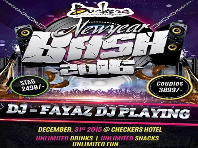 New Year Bash 2016 @ Checkers